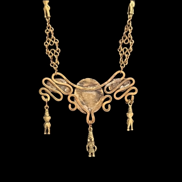 Vintage Aztec Incan South American Necklace - Picture 6 of 6